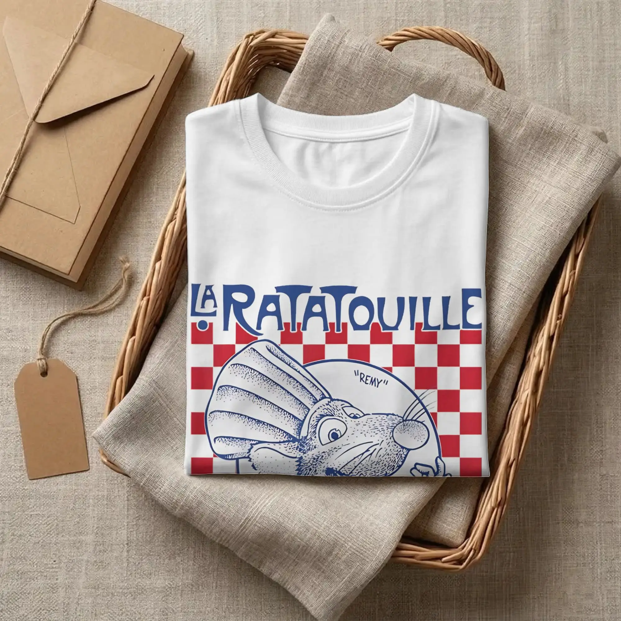 Cartoon Remy T-Shirts für Männer und Frauen Ratatouilles Kreative Baumwoll-T-Shirts Rundhals Kurzarm T-Shirt Übergrößen Kleidung – Detail 1