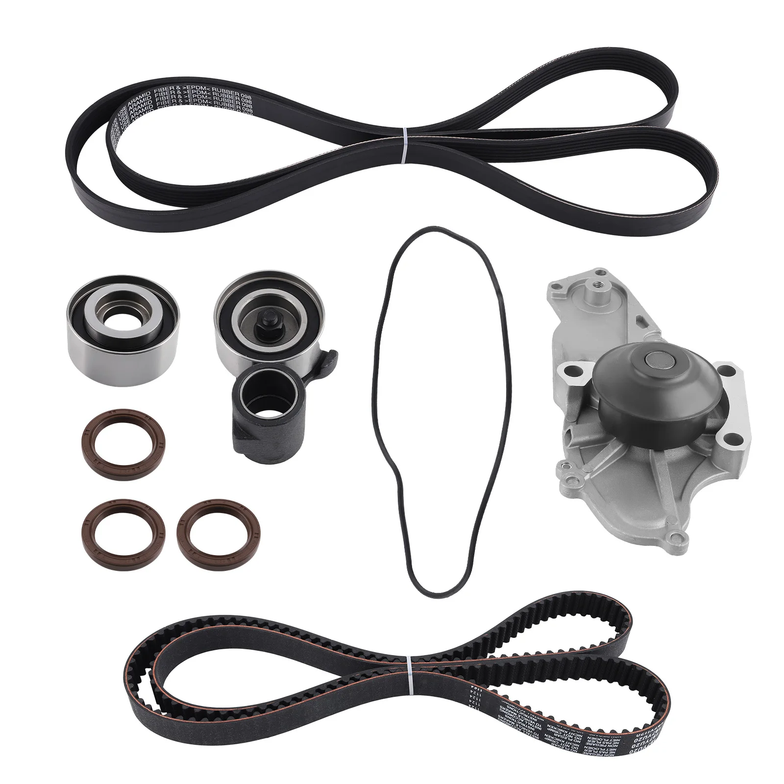 

Водяной насос с прокладкой, серпантинный приводной ремень, комплект ремня ГРМ для Honda Accord