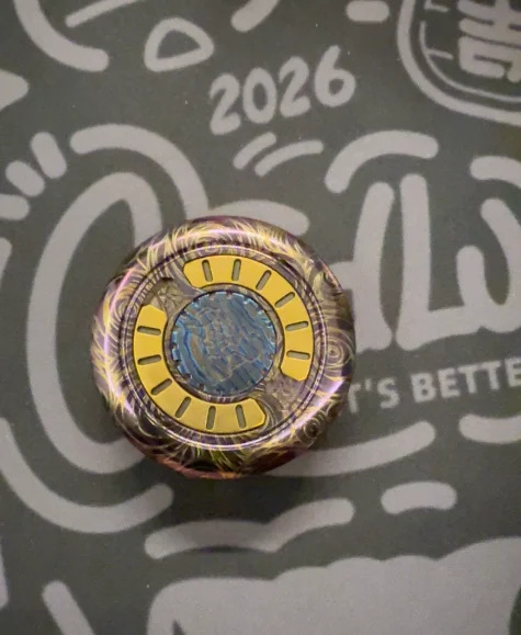 Used EDC METILIS Qianji Falcon Lite spinner Fingertip gyroscope Decompression toys