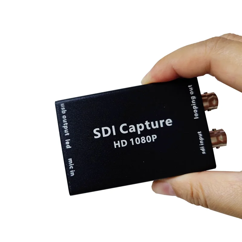 N75R-SDI To USB Adapter Converter Audio SDI BNC 1080P HD TV For Monitor Camera UVC/UAC Supported Standard