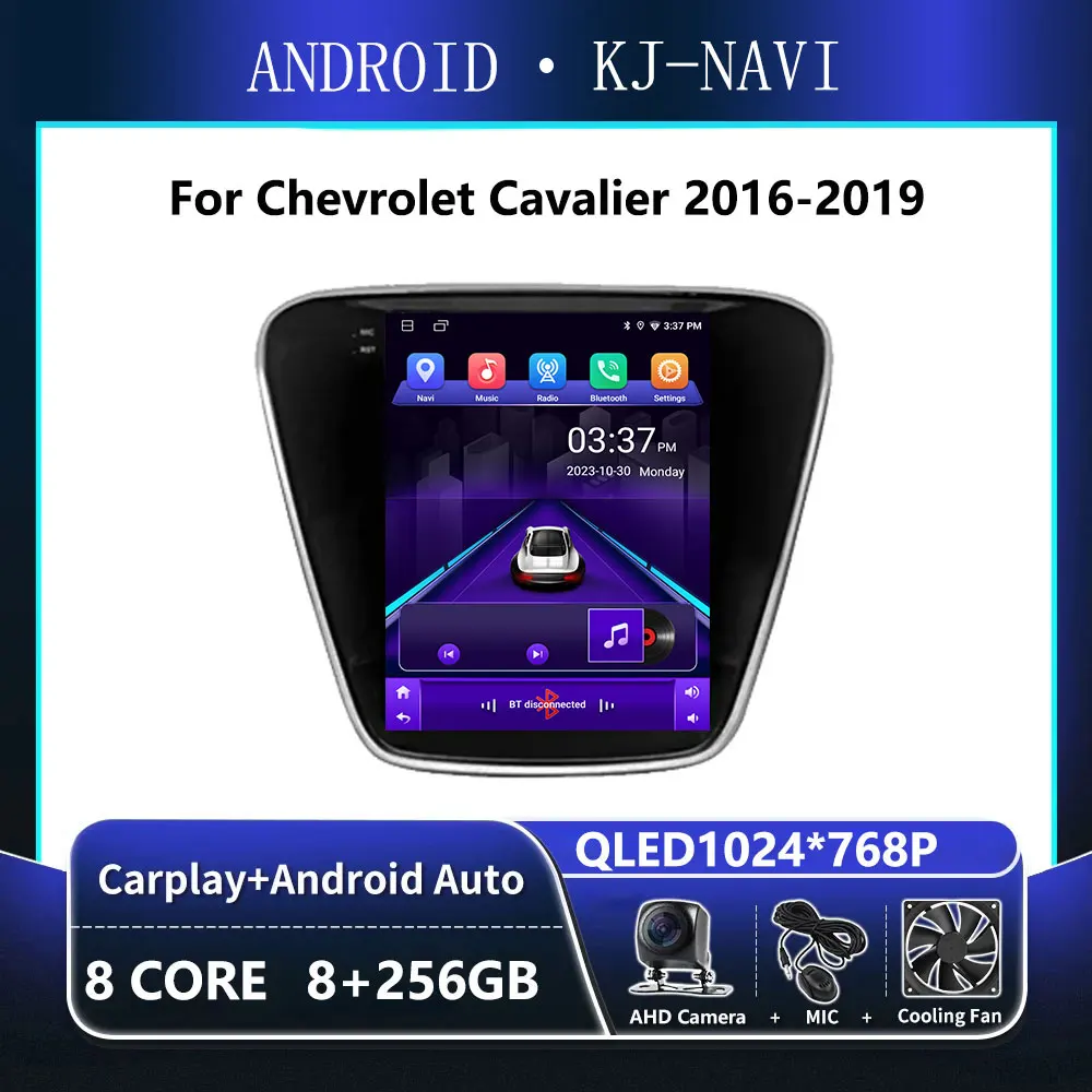 

9.7 Android 13 Carplay For Chevrolet Cavalier 2016 - 2019 Stereo Car Radio Multimedia Player GPS Navigation 2 din