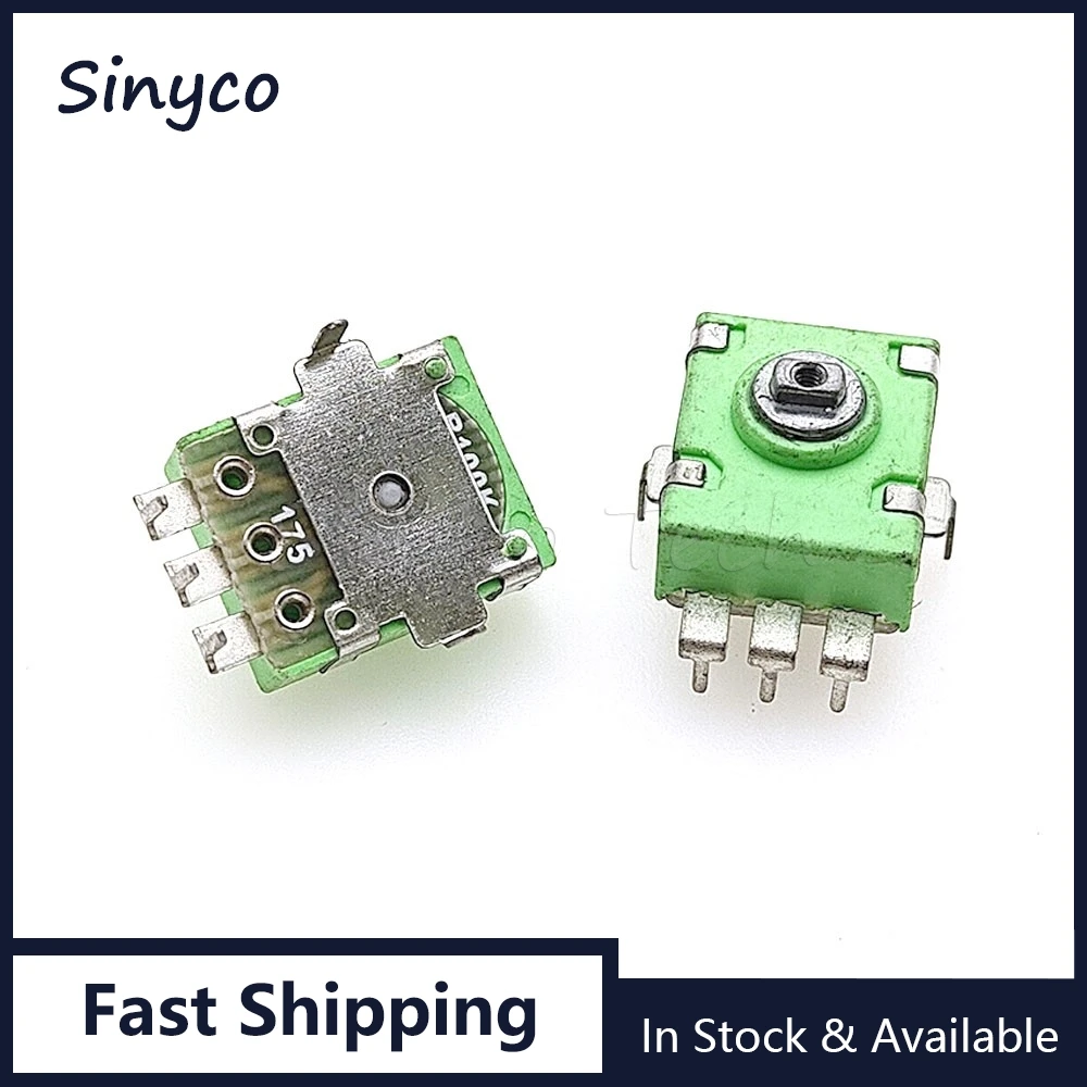 3PCS DSP Radio Tuning Potentiometer 18HN2A 18PN1 B100K B104 175 260 Degrees Digital Potentiometer 3Pin Reverse Bending Foot