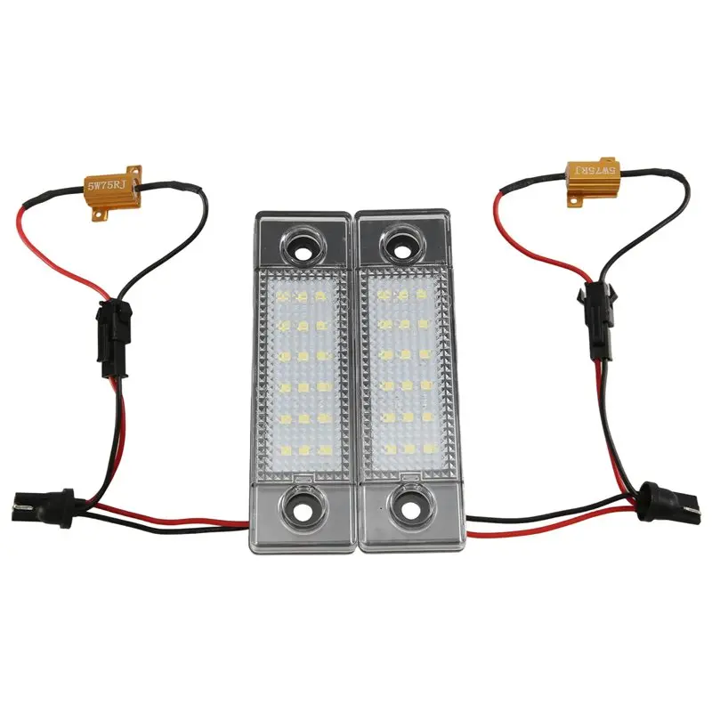 AEE5-Car LED Number License Plate Light LED Number Plate Lamp For Cruze Accessories