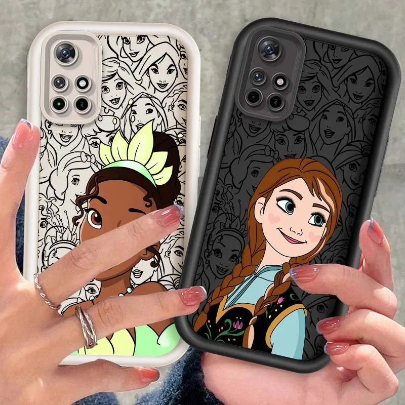 

Princess Diana Anime For Xiaomi Redmi Note 14 13 13R 12 12R 11 11E 11T 11S Pro Plus 5G Eye Ladder Cover