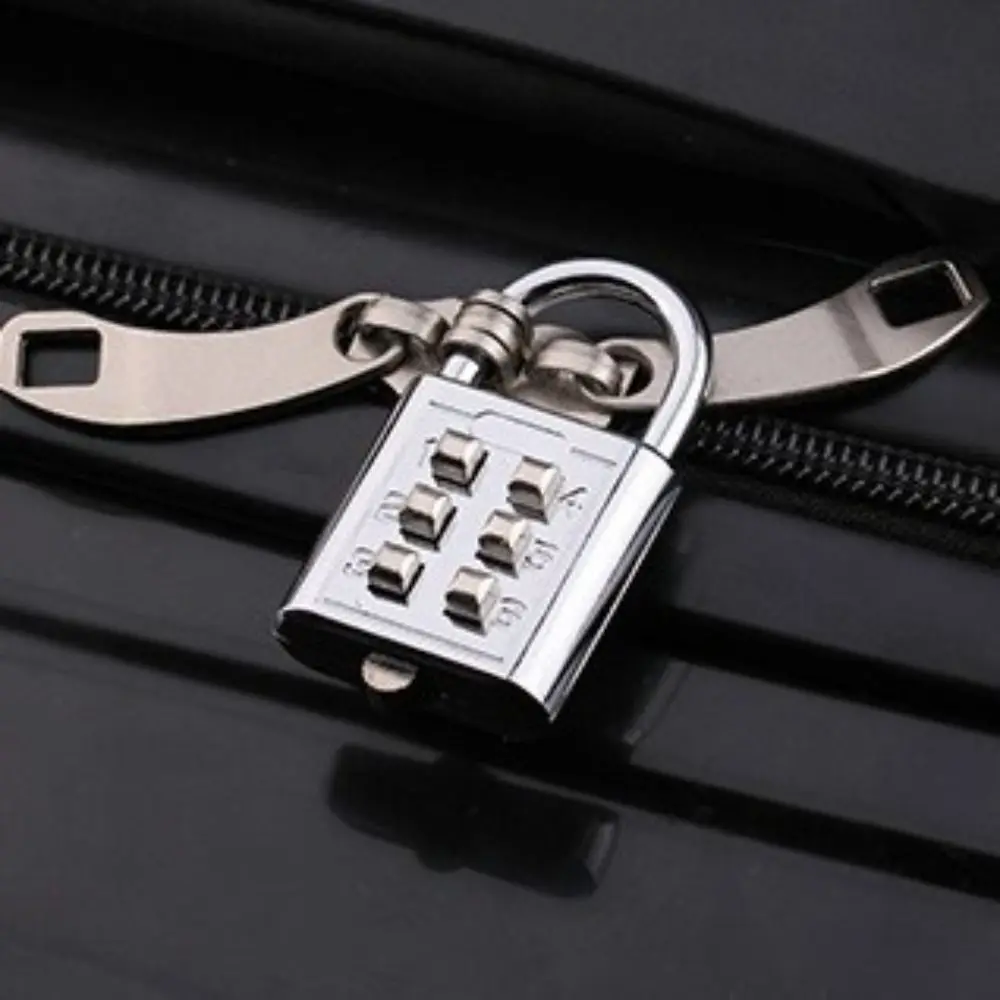 

3pcs Mini Alloy Combination Padlock 6 Digits Password Code Number Lock Safe Handbag Drawer Cabinet Padlock Window