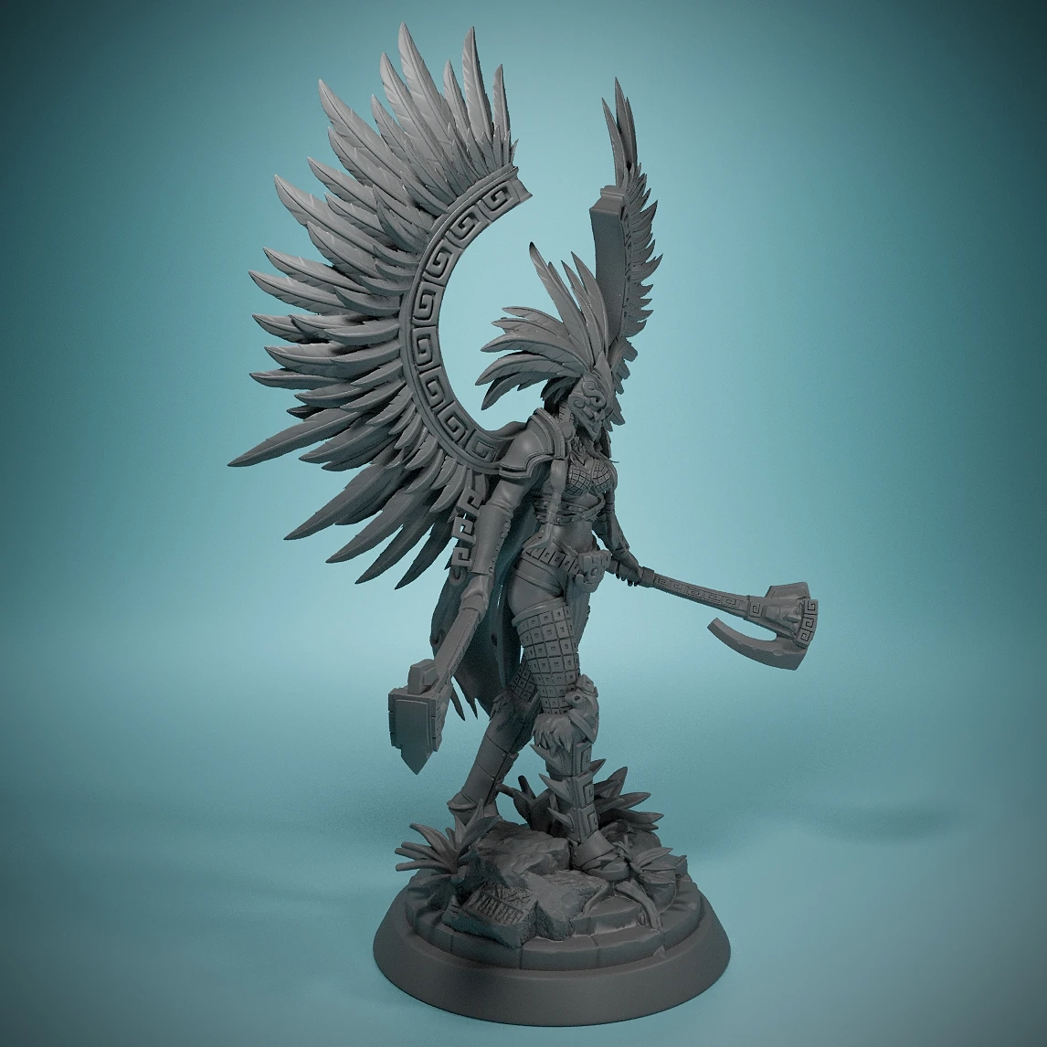 Amazon โมเดลเรซิน General_Mask-Miniature เหมาะอย่างยิ่งสำหรับเล่นเกมแบบยุทธวิธี-แบบจำลองวาดด้วยมือของขวัญที่ต้องการ