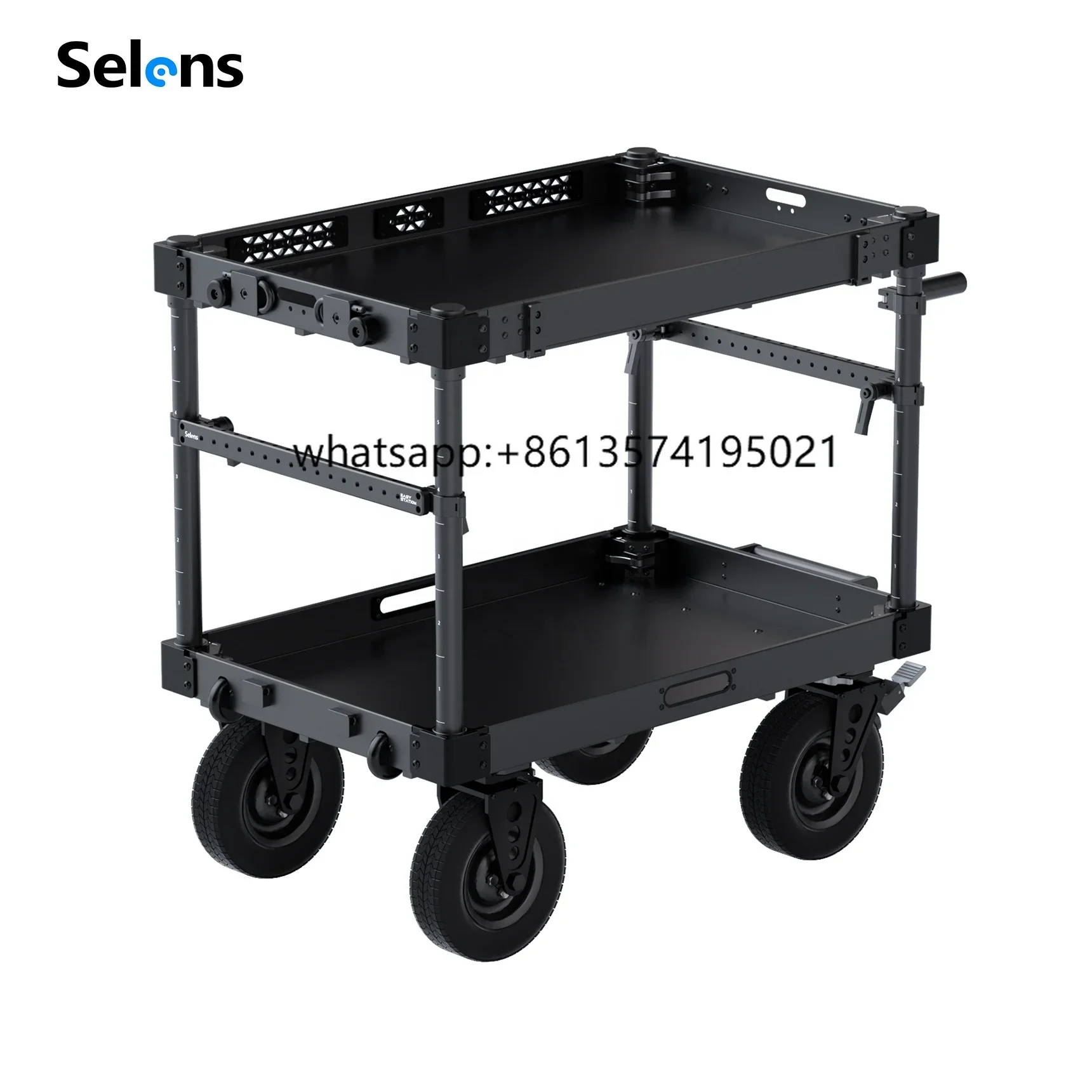 

TSelens Professional 30" Television Crew Car Video Production Director Cart Workstation For Photography Shooting
