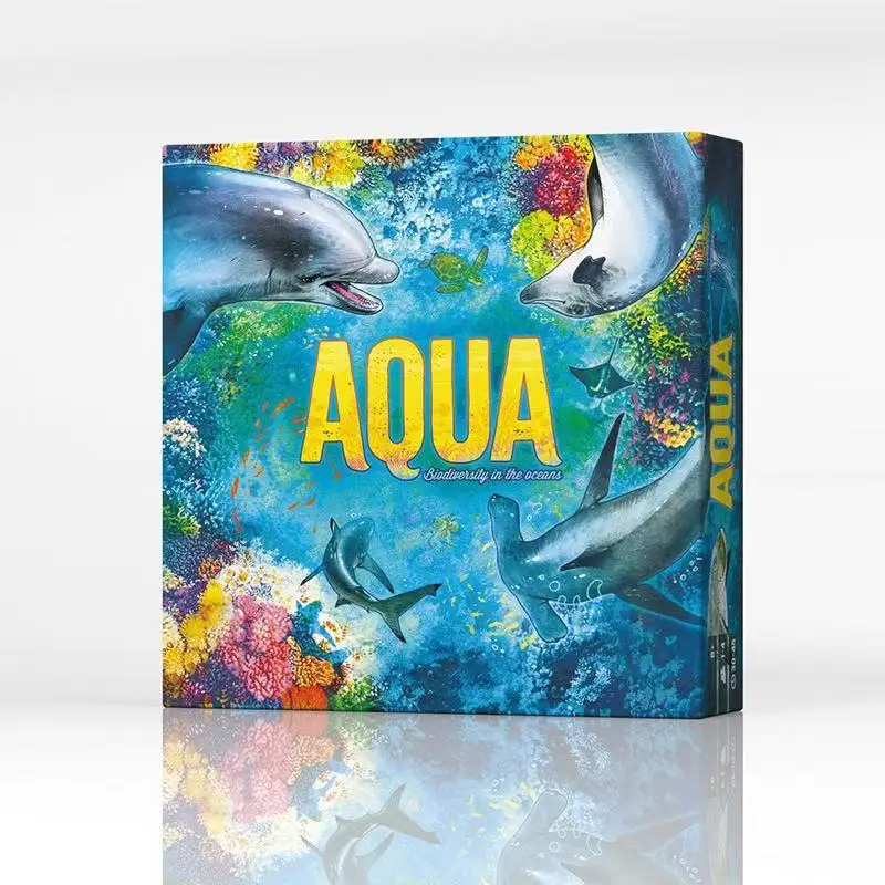 Aqua Game | Ages 8+ | 1-4 Players | 30-45 Minutes Playing Time Entertainment Strategy Game