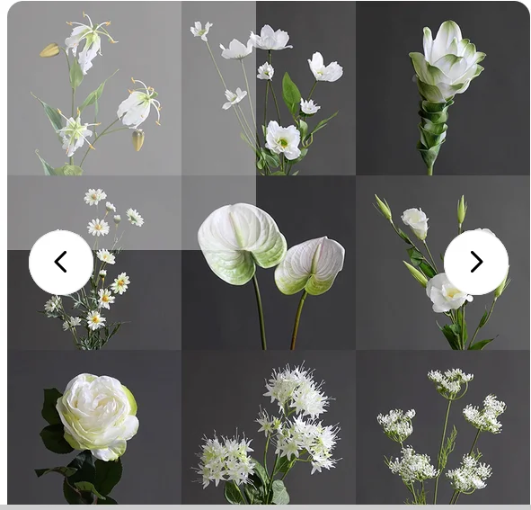 

«Водний весенний лес зеленый и белый» свадебные искусственные цветы свадебный праздник макет домашние искусственные цветы украшения