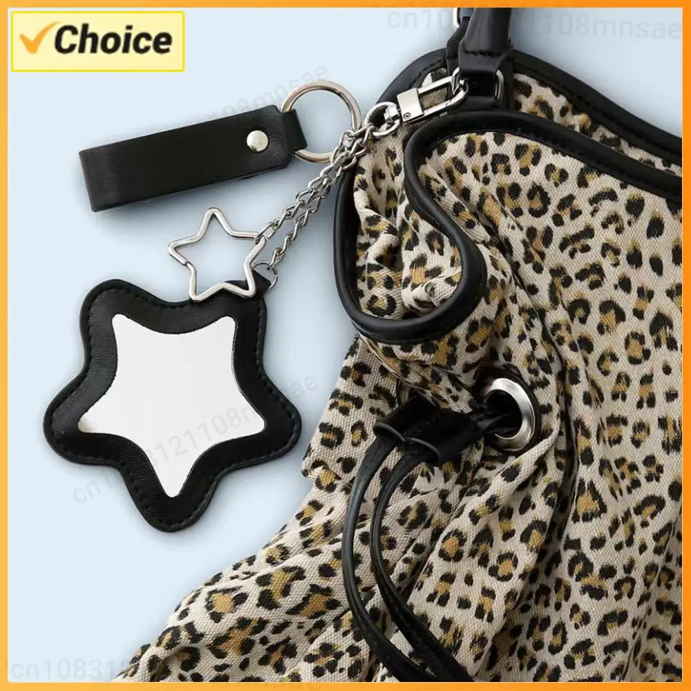 Women Girls Leopard Print Fashion Shoulder Bag Sweet Cool Handbag Large Capacity Tote Bag for Work Daily Use Armpit Underarm Bag