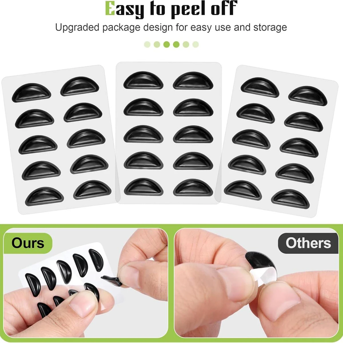 5/10 Pairs سوبر لزجة المضادة للانزلاق النظارات مخدات أنف للنظارة لينة سيليكون لاصق نظارات مخدة أنف للنظارة ل إطار بلاستيكي أجزاء النظارات