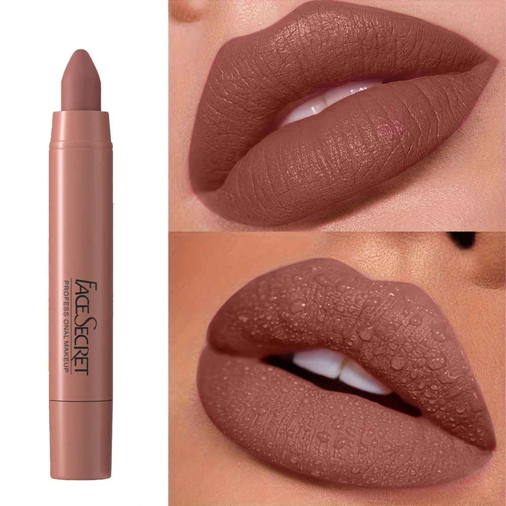 12 Kolorów Seksowna Matowa Pomadka Wodoodporna Długotrwała Dobrze Pigmentowana Nieklejąca się Aksamitna Konturówka do Ust Makijaż Kosmetyki dla Kobiet