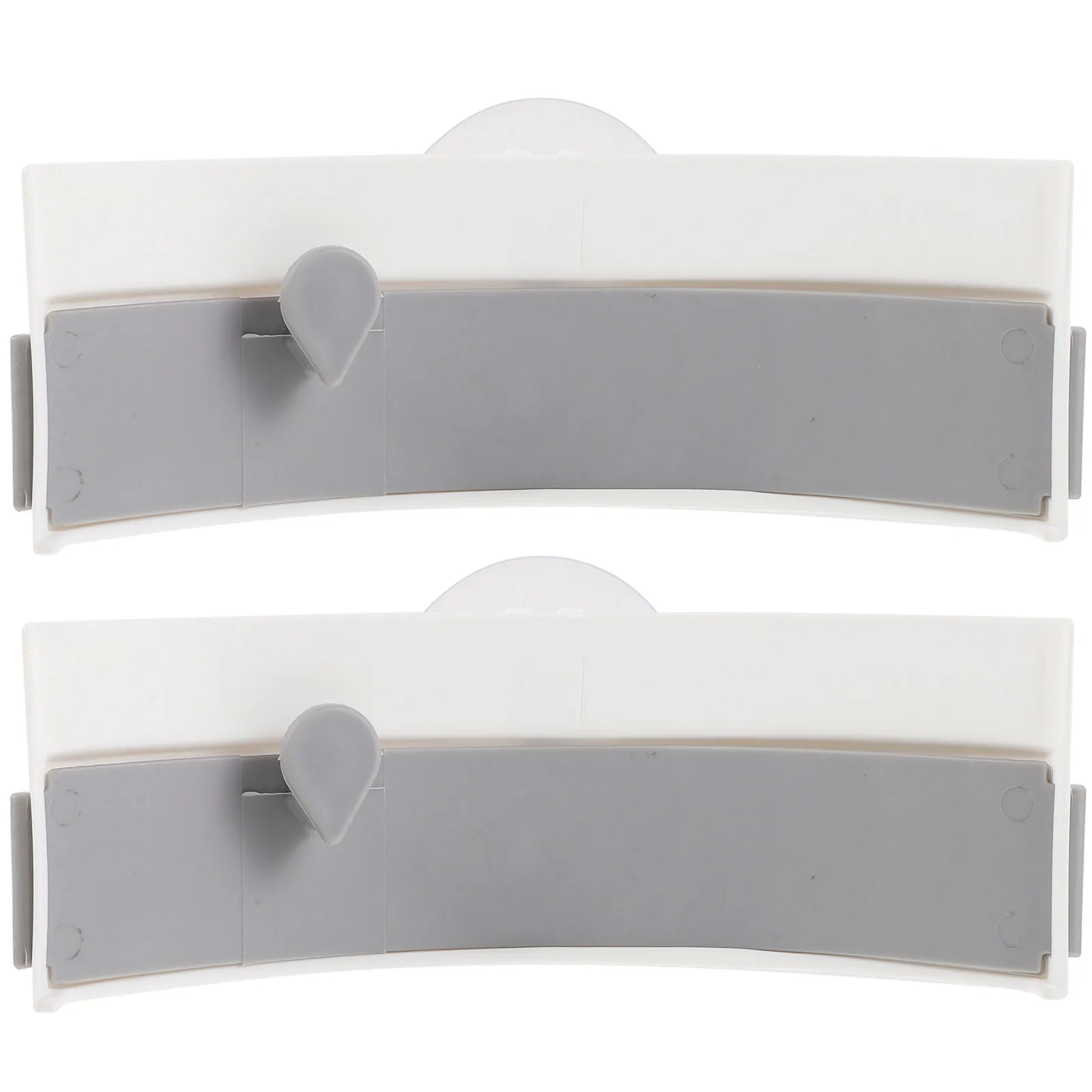 2Pcs Sink Garbage Bag Holder Corner Plastic Openable Rack Kitchen Suction Cups Adjustable for Sink Edges