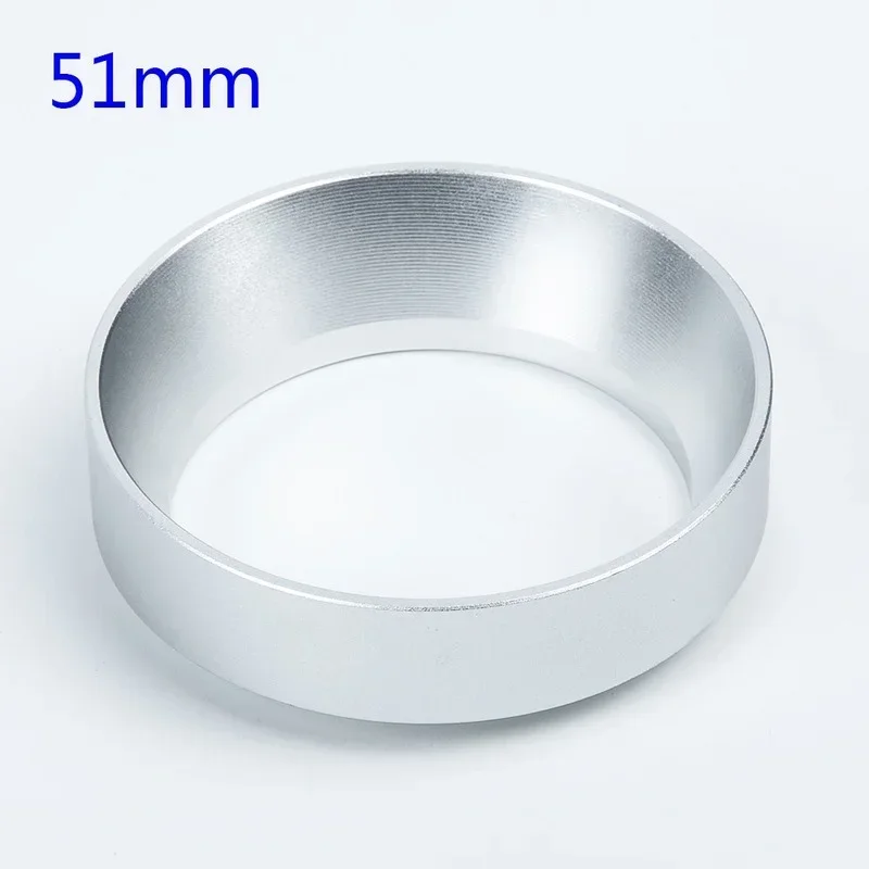 Coffee Dosing Ring Dose Funnel coffee DIY Tool Aluminum Universal Dia 51/54/58mm Silver Coffee Dosing Ring cafetera barista hot