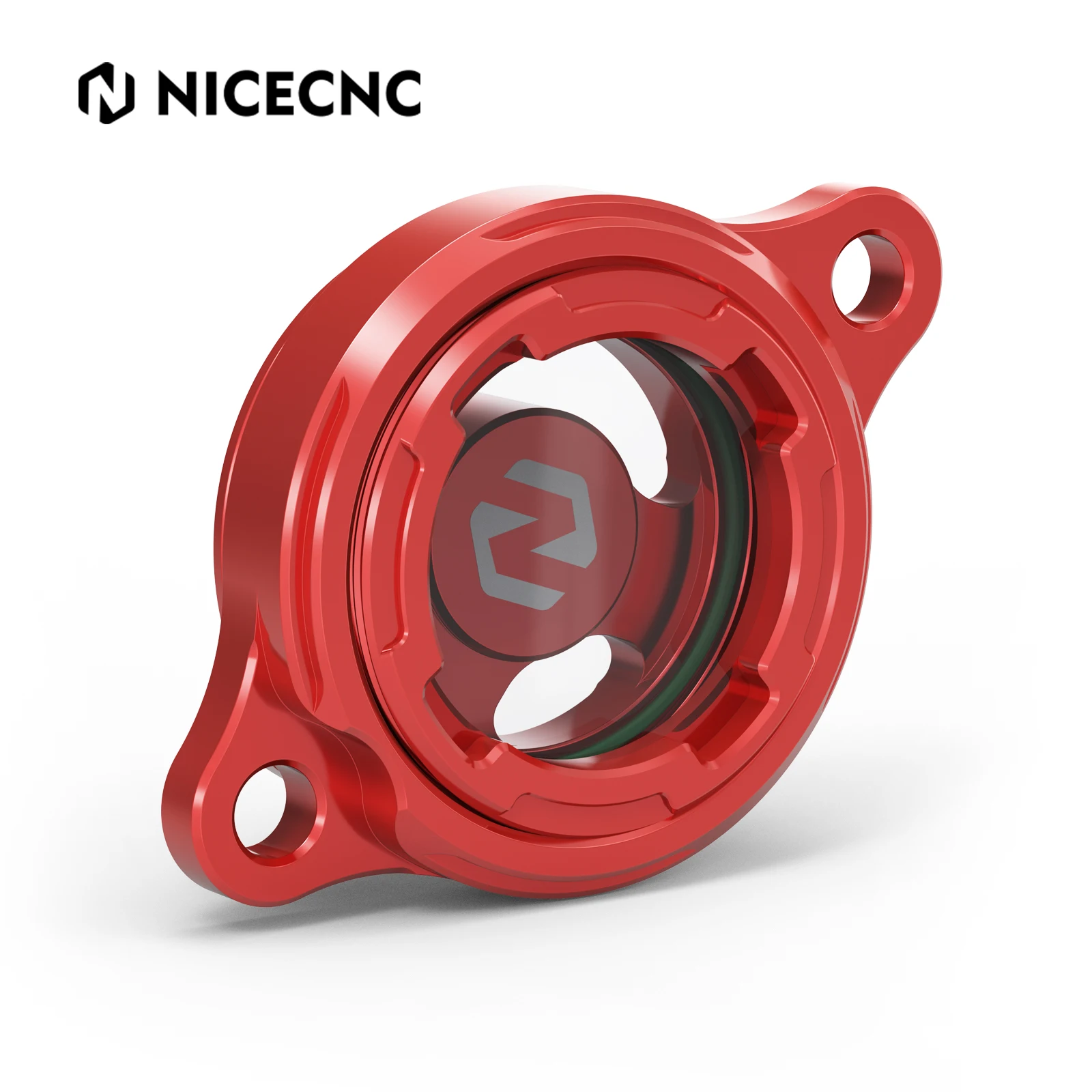 

NICECNC ATV Oil Filter Cover Cap For Honda TRX450R 2004-2005 TRX 450R 11333-HP1-670 6061-T6 Aluminum Leaking Detection