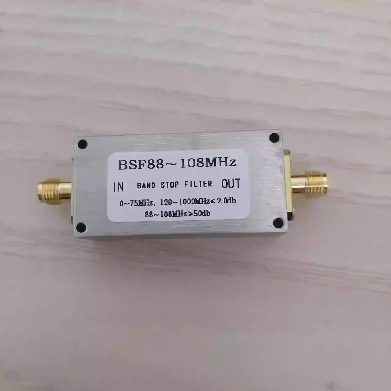 88-108MHz bandstop filter BSF DSP2 Shortwave reception tool notch filter