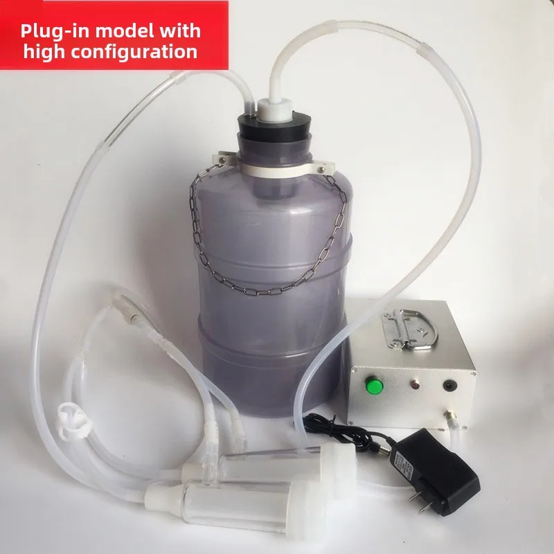 Plug-in electric goat milking machine