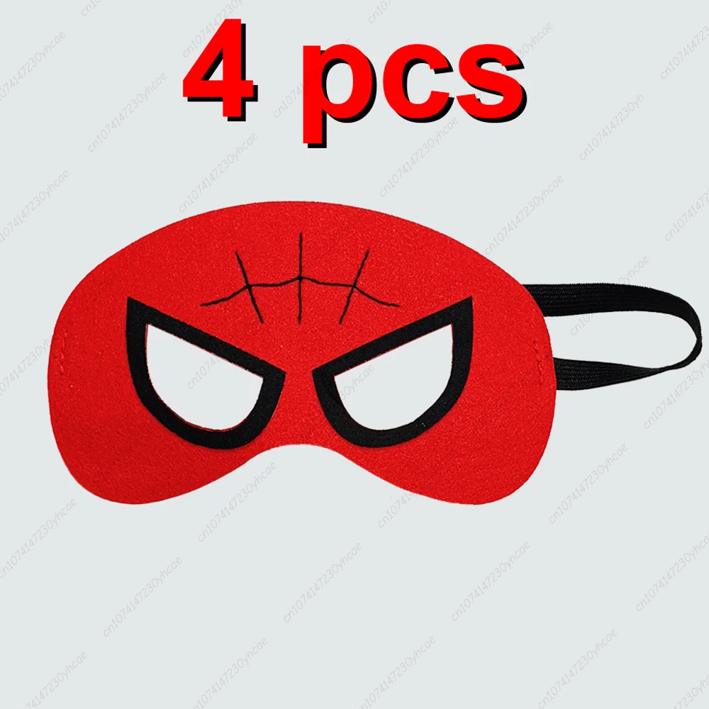 24 Pcs 디즈니 마블 스파이더 맨 할로윈 마스크 어린이를위한 슈퍼 히어로 코스프레 의상 마스크 어린이 크리스마스 파티 선물