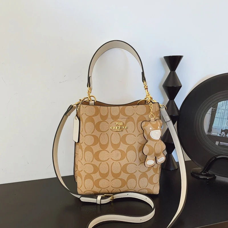 

Модный стиль, элегантная и роскошная сумка-ведро, универсальная и подходящая для всех случаев, на одно плечо.