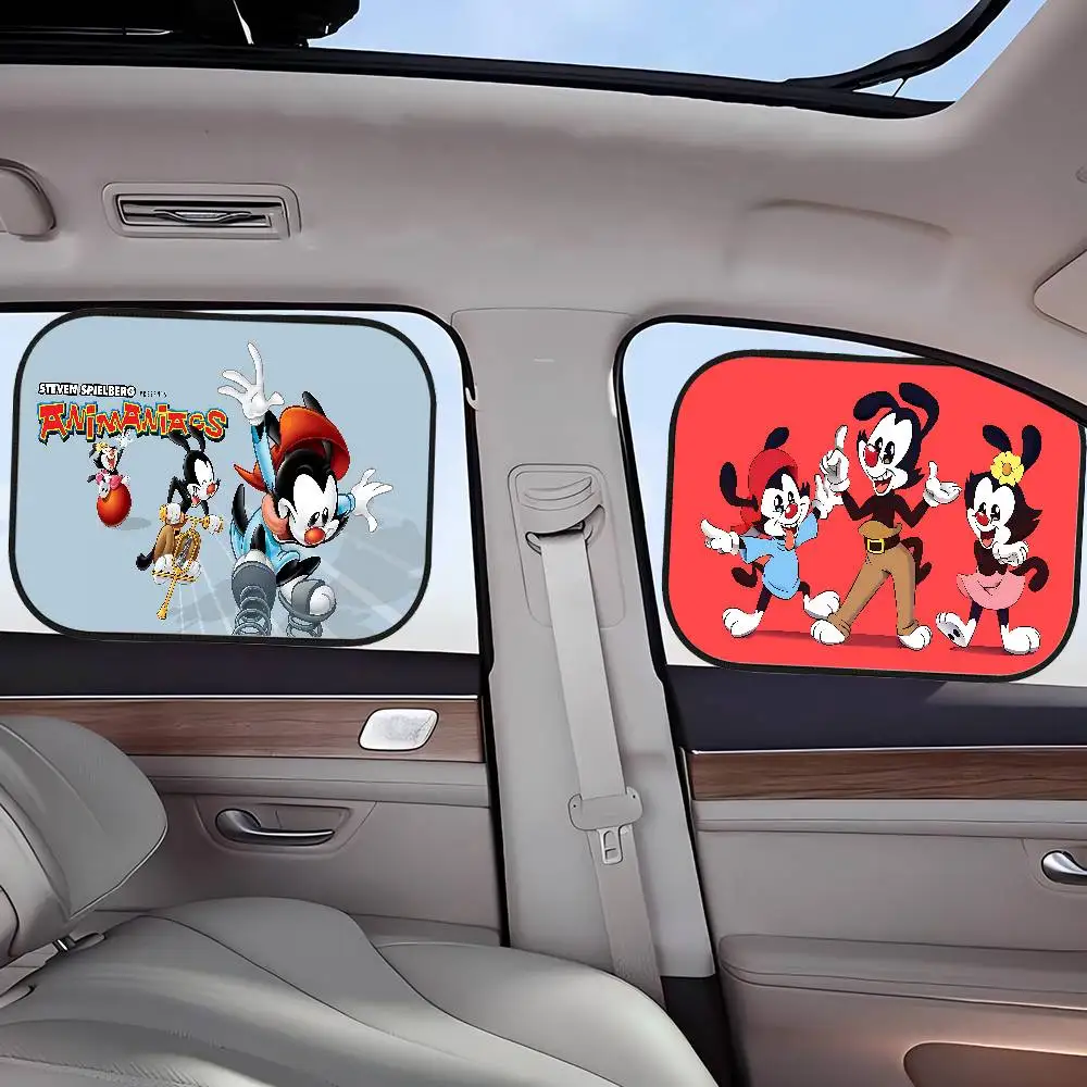 

Animaniacs Stitch Lucky Dragon автомобильные солнцезащитные козырьки на боковое окно, 1 упаковка, солнцезащитные козырьки от солнца, защита от УФ-лучей для детей, солнцезащитный козырек на окно для детей