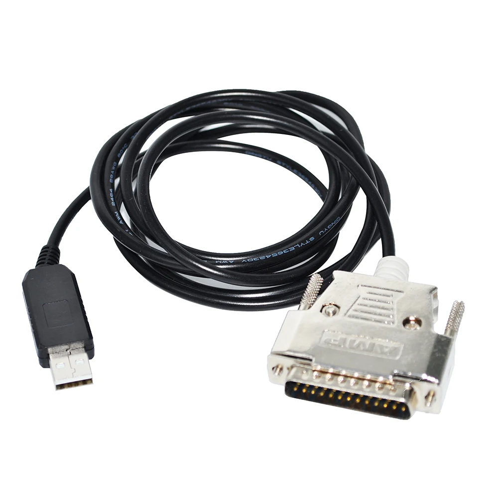 

FTDI FT232RL CHIP USB TO D-SUB 25 PIN DB25 MALE CONVERTER RS232 SERIAL PROGRAMMING CABLE FOR ROLAND HEIDENHAIN MORI MAZAK CNC