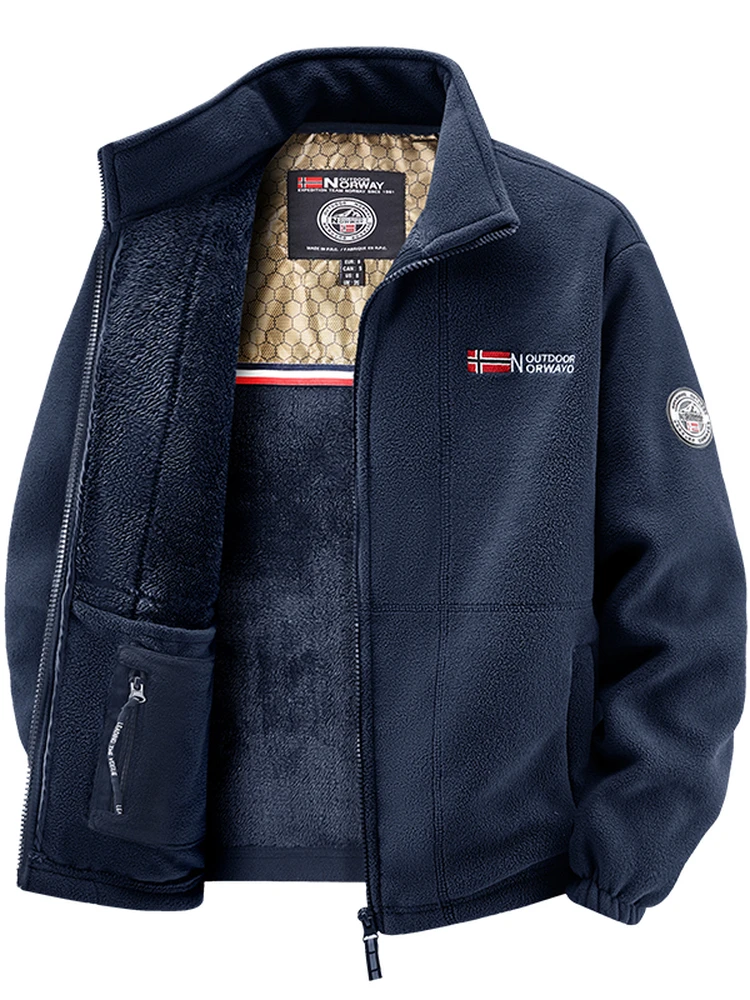 

Мужская толстовка с капюшоном Thiened Fce Jaet, повседневная ветрозащитная теплая длинная уличная одежда на молнии све, верхняя одежда