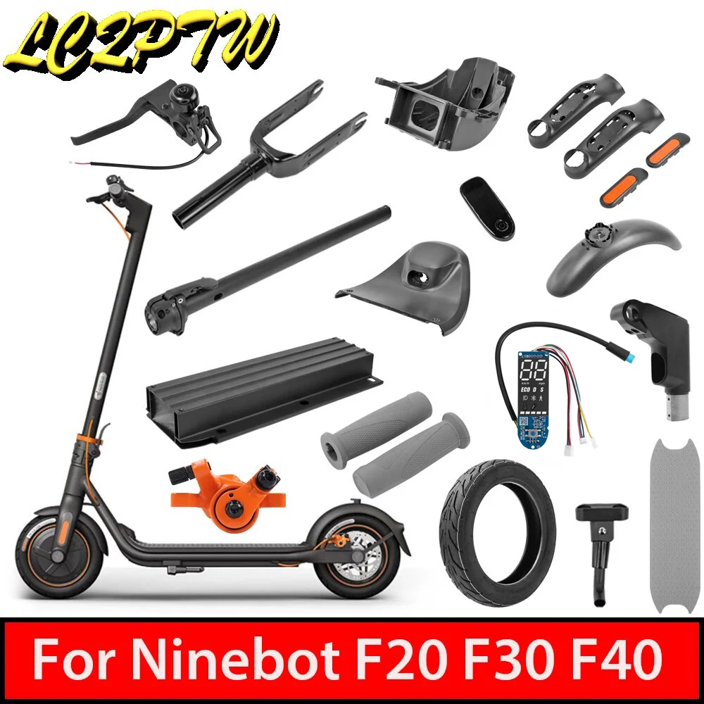 Electric Scooter Parts Durable Tyre Wheel Tire for Ninebot F20 F25 F30 F40 Display Dashboard Cover Kickscooter Foot Support