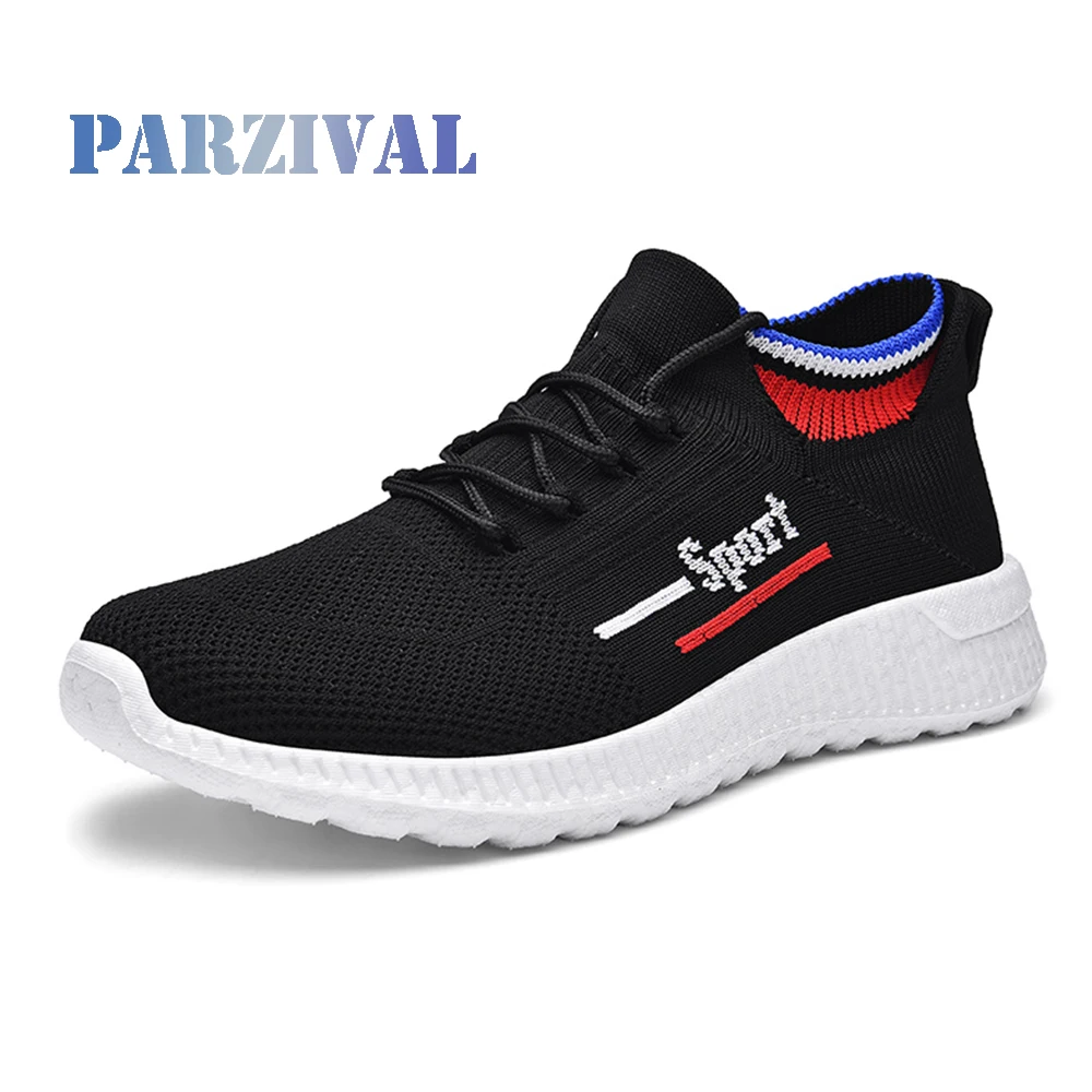 PARZIVAL Sneakers Men Women Running Jogging Sport Shoes Mesh Breathable Mens Walking Shoes Ultralight Sneakers Male Tennis Shoes