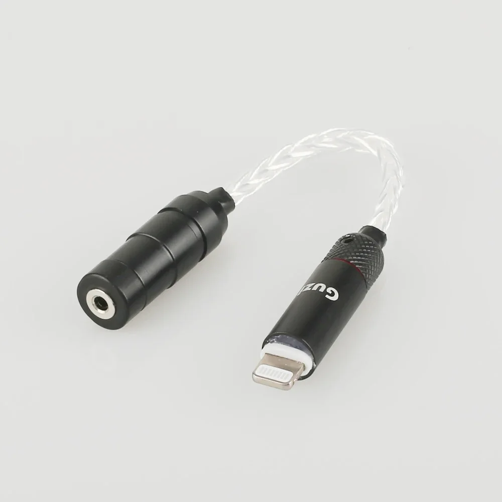 para Lightning para adaptador de tomada de fone de ouvido de 3,5 mm e 2,5 mm para iPhone 8 X 7 plus 5 6 5s