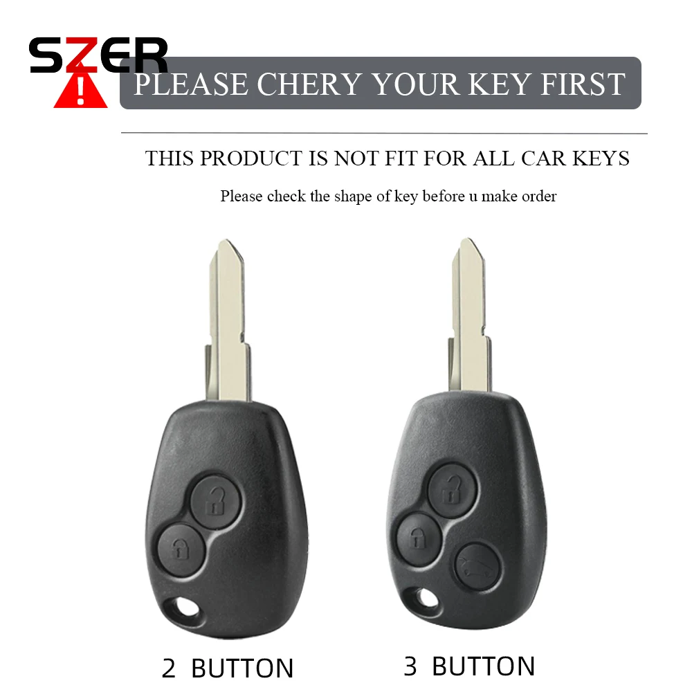TPU Car Key Case Cover Shell For Renault Megane Modus Espace Laguna Duster Logan DACIA Sandero Fluence Clio Kangoo Protector Fob