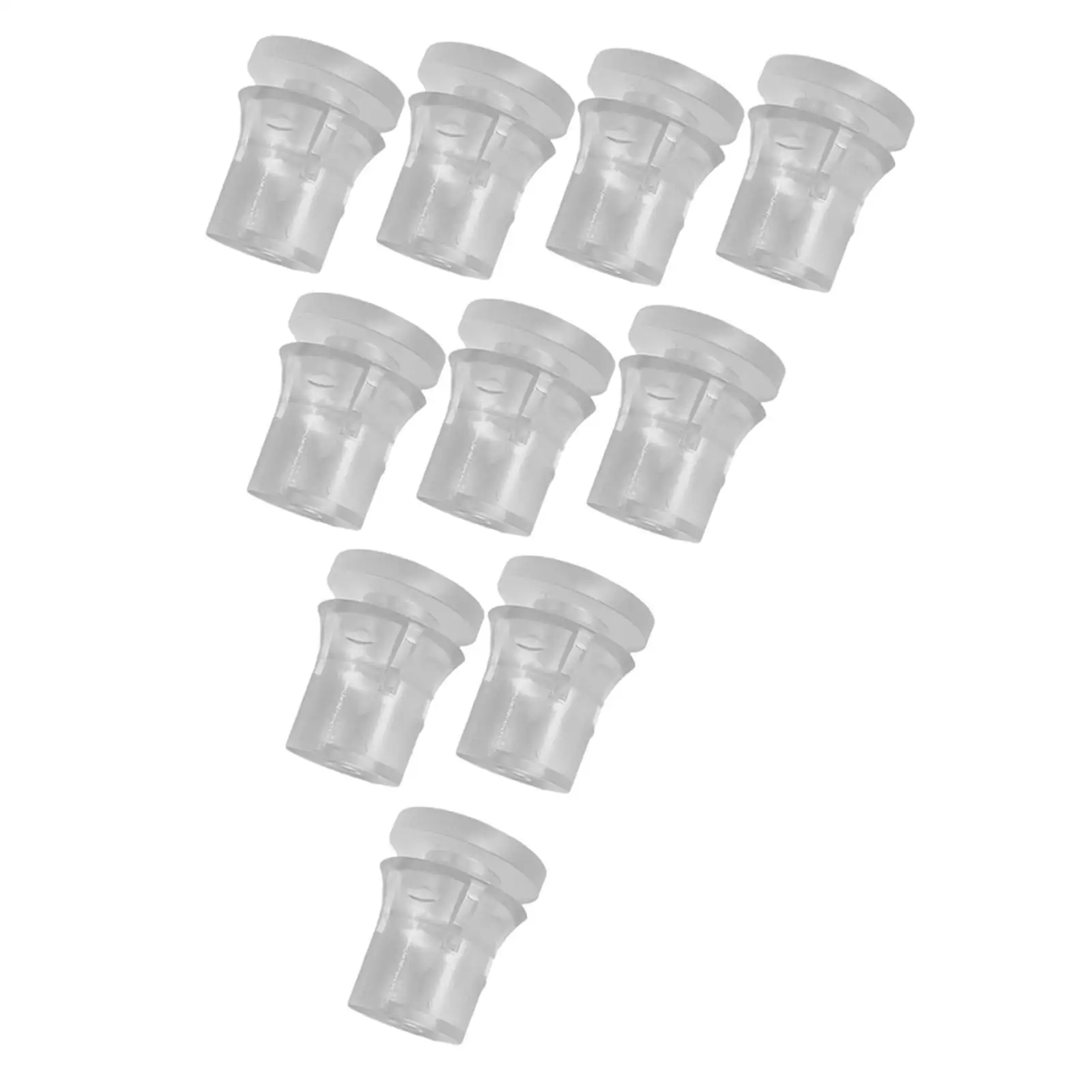 

Clear Standoffs Screws Set High Transparency Plastic Screw Caps for Advertising Sign Wall Mounting Home Office