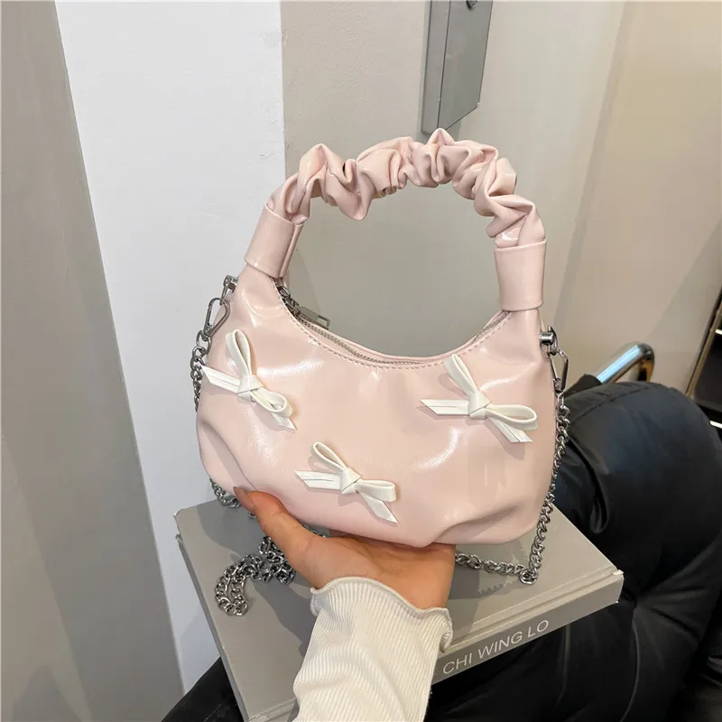 Pu Solid Color Bow … - image