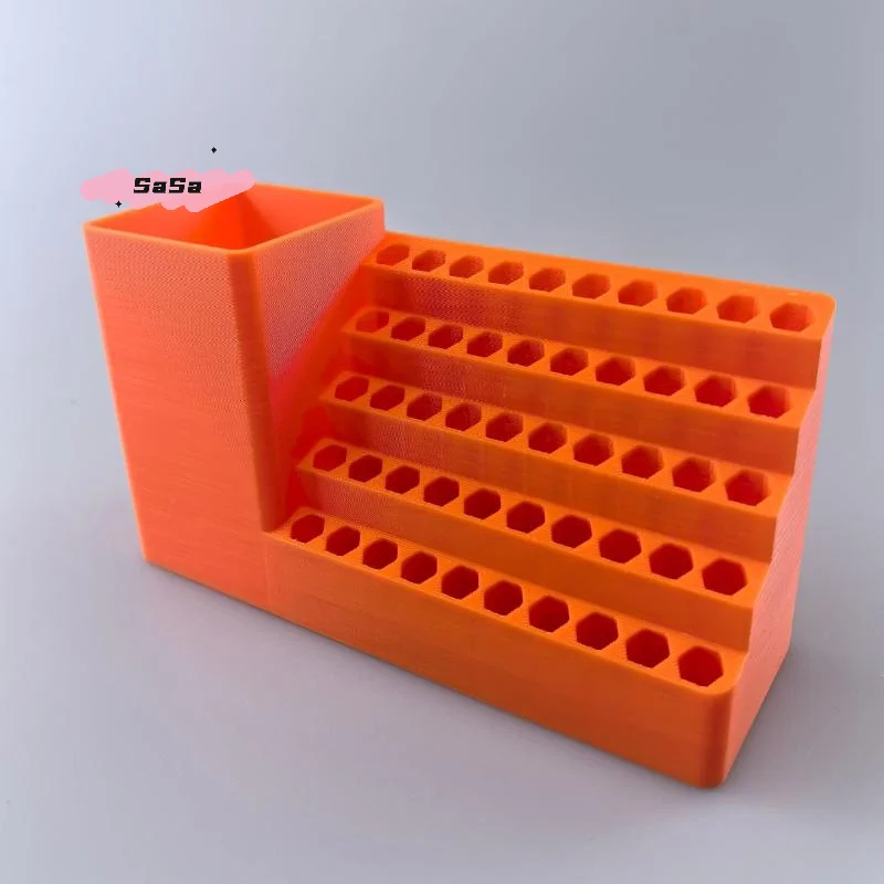 S-1Pc Screwdriver Head Storage Toolbox Hole Board Screwdriver Stand Hex Shank Organiser Drill Holder 50 Holes Bit Organiser