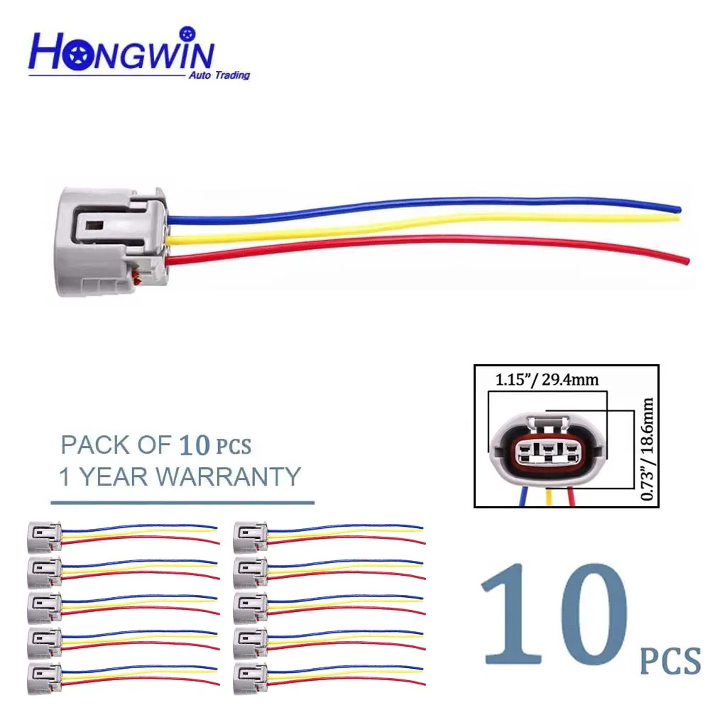 

1/5/10PCS Alternator Socket Connector pigtail plug 27060-20040 270600A020 101211-9510 For Toyota Camry Solara Avalon Lexus ES300