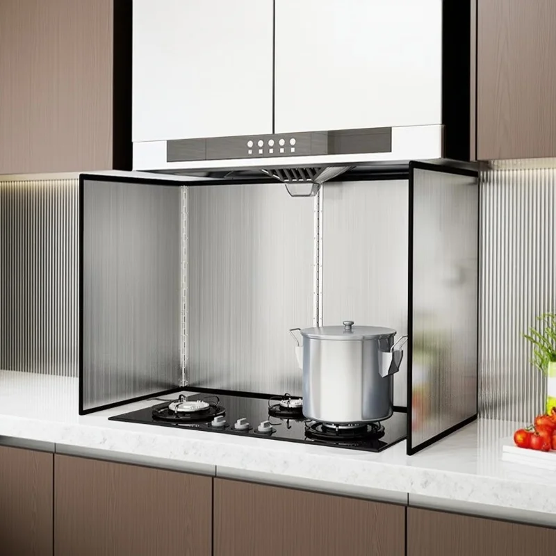 Kitchen Oil Splatter Guard,Splatter Shield Guard Kitchen Cooking Frying Oil Splash Screen Cover Gas Stove Oil Splash Guard