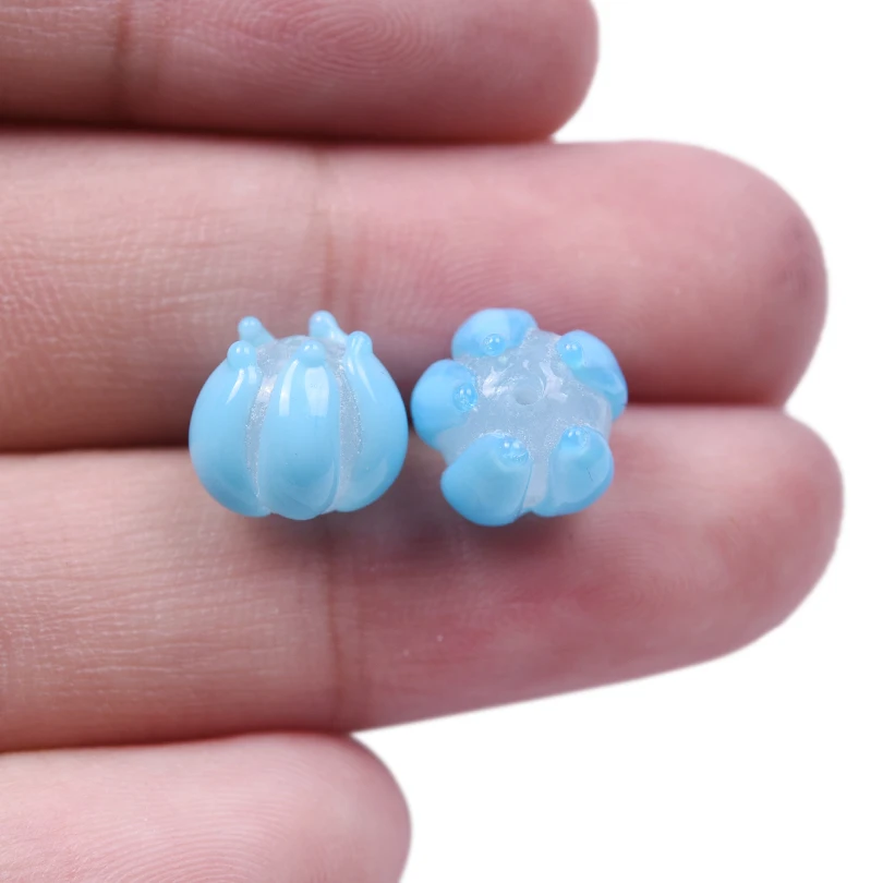 30 teile/los süße Blume Maiglöckchen Charm Anhänger für Schmuck herstellung liefert handgemachte Glas DIY Vintage Ohrringe Ergebnisse – Detail 19
