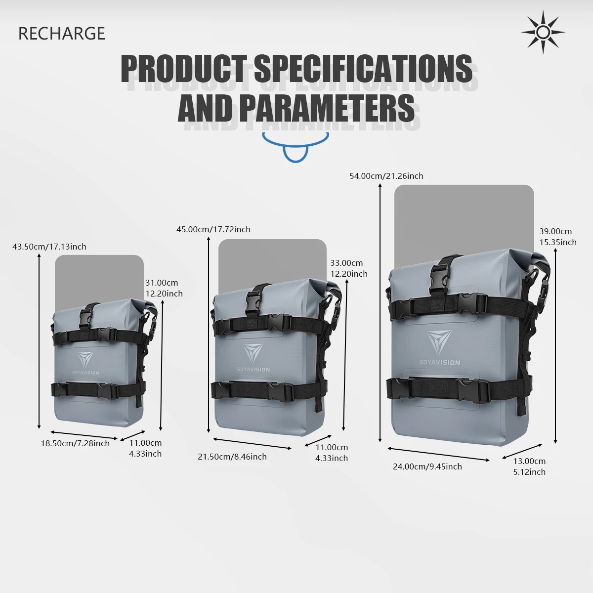 Motorcycle Bag 8L 10L 12L Crash Bars Bumper Bag Multifunctional Waterproof Storage Tools Pack Riding Equipment Package