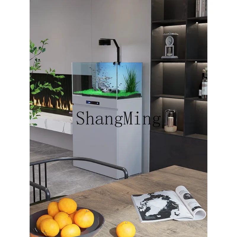 

Маленький ультра-белый нижний фильтр для комнаты CL, интеллектуальный экологический резервуар для потока, ландшафтный дизайн, полный набор новых стеклянных аквариумов