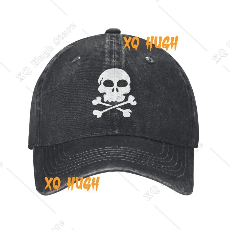 Custom Unisex Cotton Jolly Roger Skull Pirate Flag Baseball Cap Adult Adjustable Dad Hat for Men Women Sports