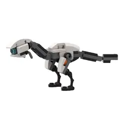 Moc Horizon Zero Dawned seria gier potwór klocki do budowy Model obserwator potwór MOC-102715 Robot cegły zabawki dla dzieci prezent