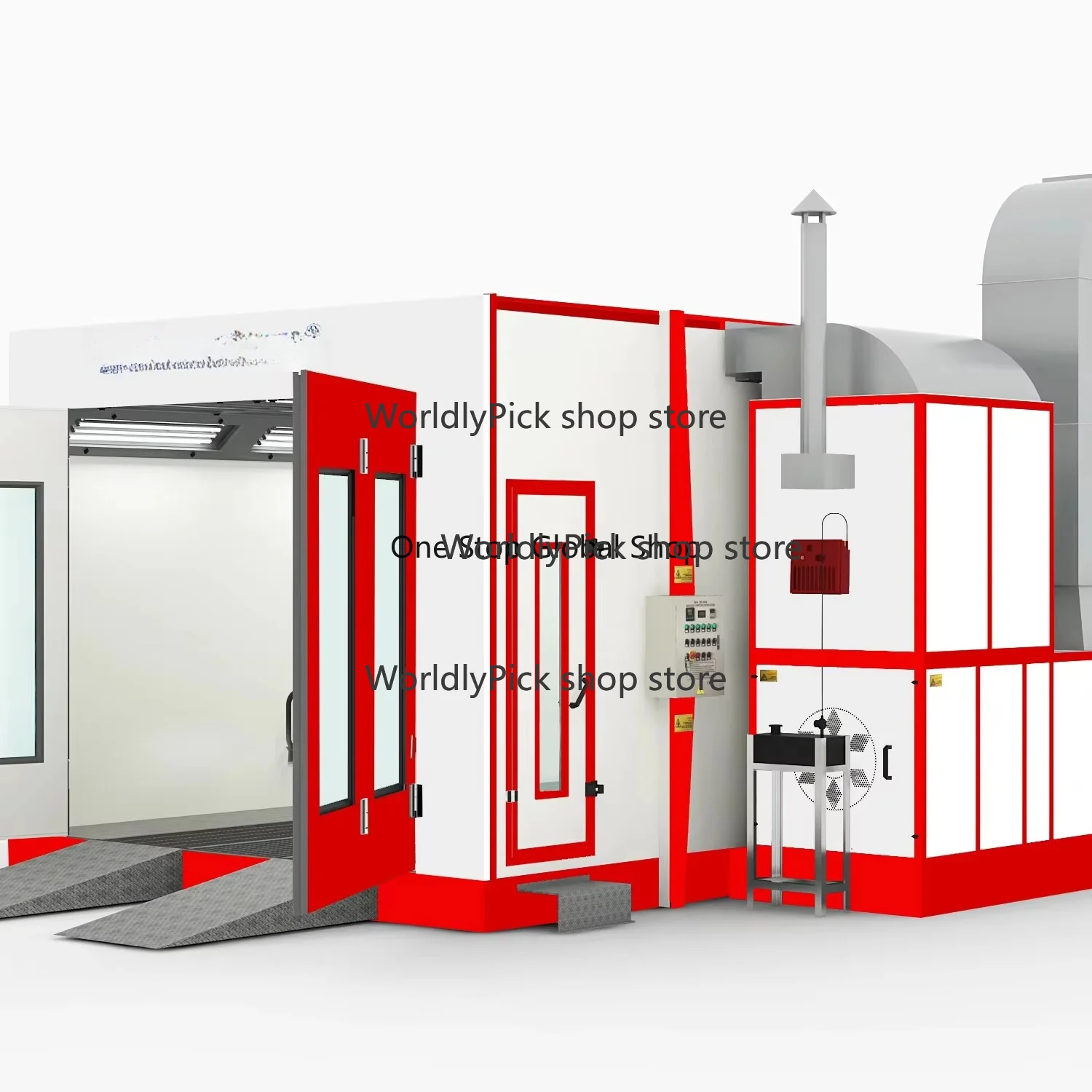 Frost Proof Expert 37KW LX-D2 Spray Booth for Cars Specialized Heating CE Certified 10000m3h