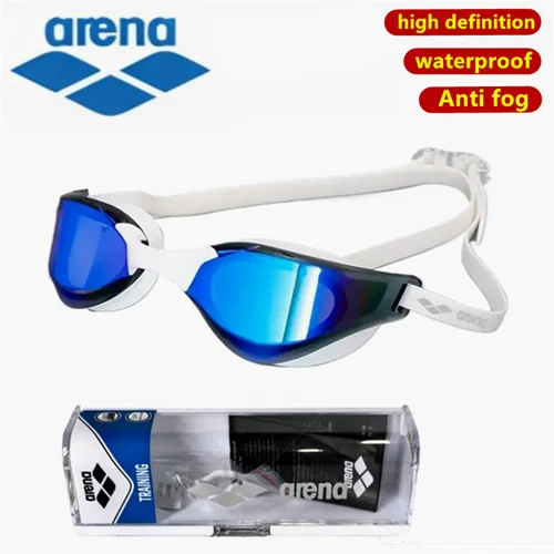 Imagen 2 del producto ARENA gafas de natación profesionales de alta definición de carreras impermeables y antivaho UV400 equipo de natación de entrenamiento de competición