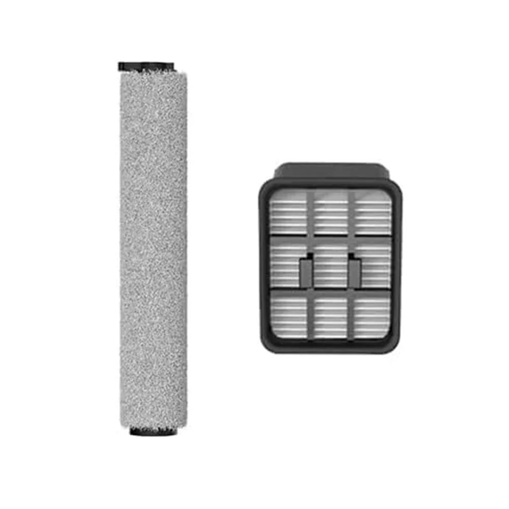 استبدال مجموعة مرشح الفرشاة الرئيسية التقاط الحطام الفعال ل Vozascly W12 ممسحة الأرضية اللاسلكية أجزاء المكنسة الكهربائية الملحقات