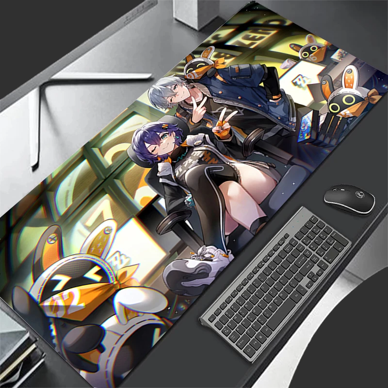 Mousepad Computer Gaming Accessories Keyboard Pad Office PC Rubber Mouse Pad Z-zenless Zone Zero Belle Decoracion Desk Mouse Mat