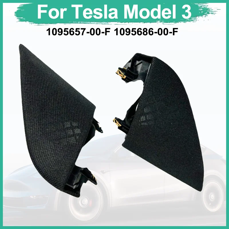 

For Tesla Model 3 Driver Side A-Pillar Left Or Right Front Tweeter Speaker Cover 1095657-00-F 1095686-00-F 1095657 2017-2023