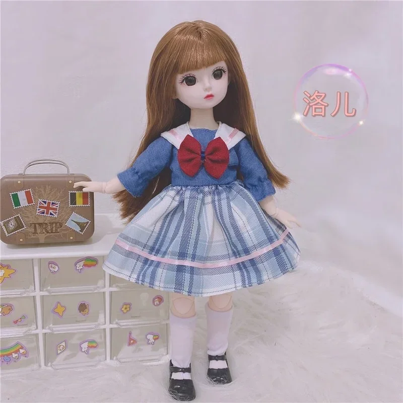 1/6 30cm Movable Multi-joint College Style JK Uniform DIY Dress Up Doll Girl Toys