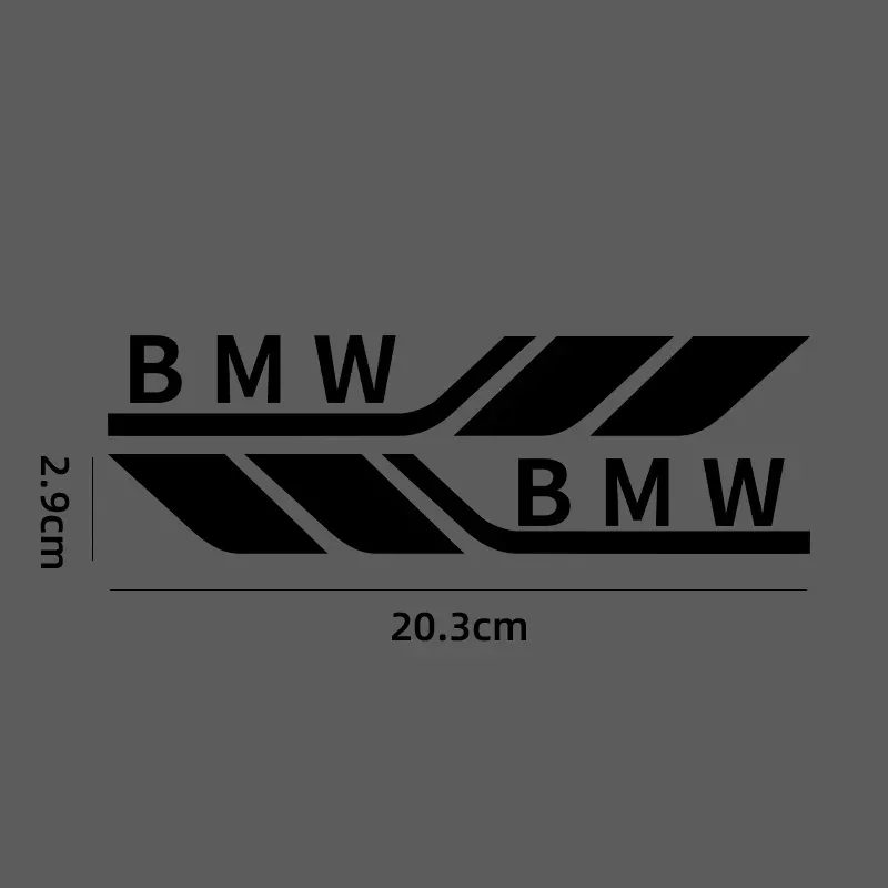 2Pcs Motorcycle Waterproof Reflective Sticker Waterbird Modification for BMW F650 F700 F750 F800 F850 R1250 R1200GS