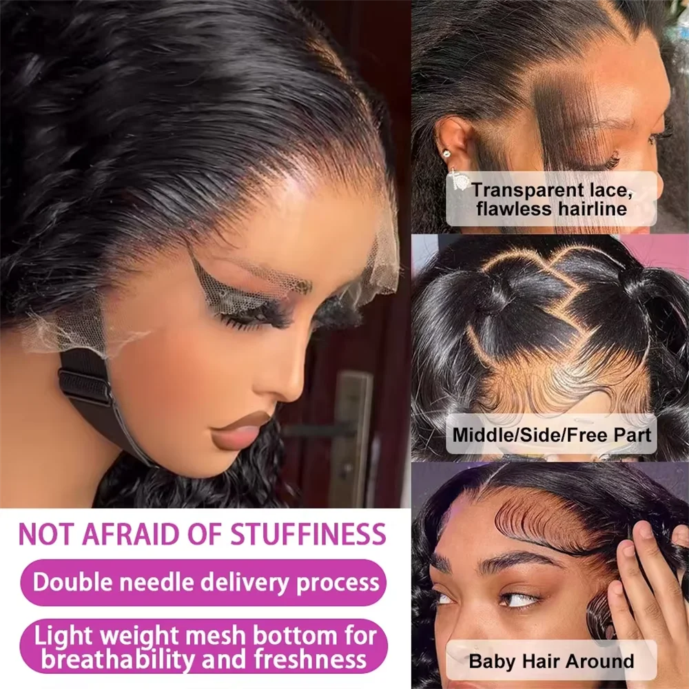 220 الكثافة شفافة HD فضفاض موجة عميقة باروكة من شعر طبيعي 30 36 بوصة مجعد 13x6 الدانتيل شعر مستعار أمامي موجة المياه الدانتيل الباروكات الأمامية