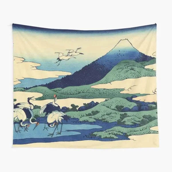 Umezawa In Sagami Province Katsushika  Tapestry Room Decor Yoga Home Beautiful Bedspread Blanket Hanging Bedroom Decoration Wall