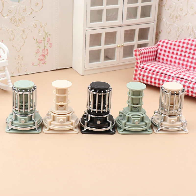 1PC Doll House Simulation Mini Electric Heater Model Can Be Lit Up For DIY Dolls House Bedroom Livingroom Scene Decor Kids Toys